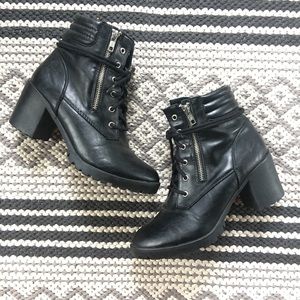 Mossimo Supply Co. black combat boot